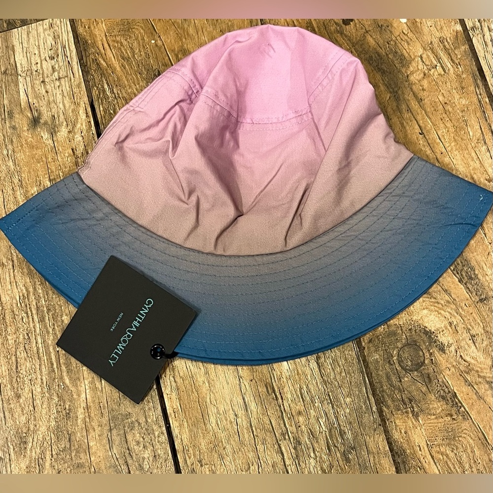 Cynthia Rowley Ombré Pink and Blue Hat